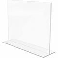 Deflecto Classic Image Double-Sided Sign Holder, Clear, DEF69301