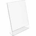 Deflecto Classic Image Slanted Sign Holder, Clear, DEF69701