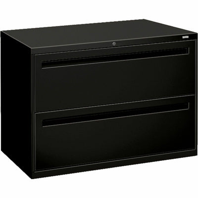 The HON HON Brigade 700 Series 2-Drawer Lateral, Black, HON792LP