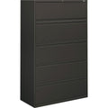 The HON HON Brigade 800 Series 5-Drawer Lateral, Charcoal, HON895LS