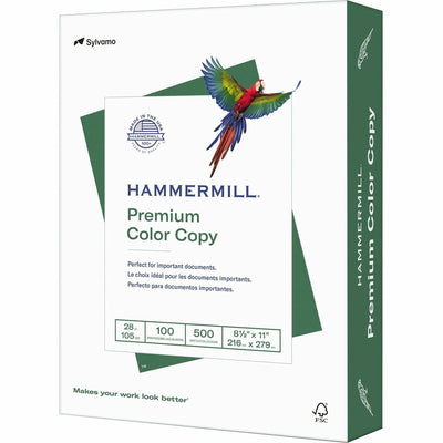 Sylvamo Hammermill Premium Color Copy Paper - White, 8 1/2" x 11", 500 / Ream, HAM10246-7
