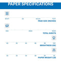 Sylvamo Hammermill Premium Color Copy Paper - White, 8 1/2" x 11", 500 / Ream, HAM102630