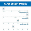 International Paper Company Hammermill Fore Multipurpose Copy Paper - White, 8 1/2" x 11", 10 / Carton, HAM10328-3