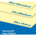 International Paper Company Hammermill Colors Recycled Copy Paper - Canary, 8 1/2" x 11", 10 / Pack, HAM103341