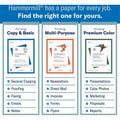 International Paper Company Hammermill Colors Recycled Copy Paper - Canary, 8 1/2" x 11", 10 / Pack, HAM10334-1