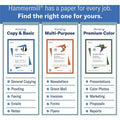 International Paper Company Hammermill Copy Plus Paper -, White, 11" x 17", 500 / Pack, HAM105023