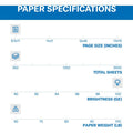 Sylvamo Hammermill Premium Color Copy Cover Cardstock - White, 8 1/2" x 11", 250 / Pack, HAM12254-9