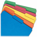 Smead 1/3 Tab Cut Letter Recycled Interior File Folder, Yellow, 8 1/2" Width x 11" Length, 100 / Box, SMD10229