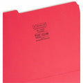 Smead 1/3 Tab Cut Letter Recycled Interior File Folder, Yellow, 8 1/2" Width x 11" Length, 100 / Box, SMD10229