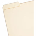 Smead 1/3 Tab Cut Letter Recycled Interior File Folder, Manila, 8 1/2" Width x 11" Length, 100 / Box, SMD10230