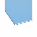 Smead 1/3 Tab Cut Letter Recycled Interior File Folder, Blue, 8 1/2" Width x 11" Length, 100 / Box, SMD10239