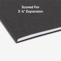 Smead 1/3 Tab Cut Letter Recycled Interior File Folder, Black, 8 1/2" Width x 11" Length, 100 / Box, SMD10243
