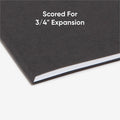 Smead 1/3 Tab Cut Letter Recycled Interior File Folder, Black, 8 1/2" Width x 11" Length, 100 / Box, SMD10243