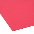 Smead 1/3 Tab Cut Letter Recycled Interior File Folder, Red, 8 1/2" Width x 11" Length, 100 / Box, SMD10267