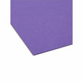 Smead 1/3 Tab Cut Letter Recycled Interior File Folder, Purple, 8 1/2" Width x 11" Length, 100 / Box, SMD10283
