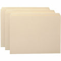 Smead Straight Tab Cut Letter Recycled Top Tab File Folder, Manila, 8 1/2" Width x 11" Length, 100 / Box, SMD10300