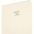 Smead Straight Tab Cut Letter Recycled Top Tab File Folder, Manila, 8 1/2" Width x 11" Length, 100 / Box, SMD10300