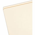 Smead Straight Tab Cut Letter Recycled Top Tab File Folder, Manila, 8 1/2" Width x 11" Length, 100 / Box, SMD10310