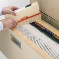 Smead Straight Tab Cut Letter Recycled Top Tab File Folder, Manila, 8 1/2" Width x 11" Length, 100 / Box, SMD10310