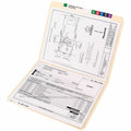 Smead Straight Tab Cut Letter Recycled Top Tab File Folder, Manila, 8 1/2" Width x 11" Length, 100 / Box, SMD10310
