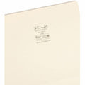 Smead Straight Tab Cut Letter Recycled Top Tab File Folder, Manila, 8 1/2" Width x 11" Length, 50 / Box, SMD10315
