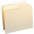 Smead 1/2 Tab Cut Letter Recycled Top Tab File Folder, Manila, 8 1/2" Width x 11" Length, 100 / Box, SMD10320