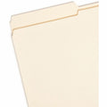 Smead 1/2 Tab Cut Letter Recycled Top Tab File Folder, Manila, 8 1/2" Width x 11" Length, 100 / Box, SMD10326