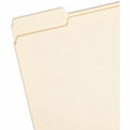 Smead 1/3 Tab Cut Letter Recycled Top Tab File Folder, Manila, 8 1/2" Width x 11" Length, 100 / Box, SMD10330