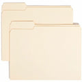 Smead 1/3 Tab Cut Letter Recycled Top Tab File Folder, Manila, 8 1/2" Width x 11" Length, 100 / Box, SMD10331