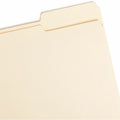 Smead 1/3 Tab Cut Letter Recycled Top Tab File Folder, Manila, 8 1/2" Width x 11" Length, 100 / Box, SMD10333