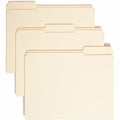 Smead 1/3 Tab Cut Letter Recycled Top Tab File Folder, Manila, 8 1/2" Width x 11" Length, 100 / Box, SMD10334