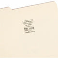 Smead 1/3 Tab Cut Letter Recycled Top Tab File Folder, Manila, 8 1/2" Width x 11" Length, 100 / Box, SMD10335