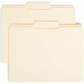 Smead 1/3 Tab Cut Letter Recycled Top Tab File Folder, Manila, 8 1/2" Width x 11" Length, 100 / Box, SMD10336