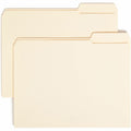Smead 1/3 Tab Cut Letter Recycled Top Tab File Folder, Manila, 8 1/2" Width x 11" Length, 100 / Box, SMD10337