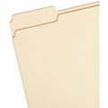 Smead 1/3 Tab Cut Letter Recycled Top Tab File Folder, Manila, 8 1/2" Width x 11" Length, 100 / Box, SMD10339