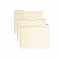 Smead 1/3 Tab Cut Letter Recycled Expanding File, Manila, 8 1/2" Width x 11" Length, 50 / Box, SMD10405