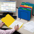 Smead 1/3 Tab Cut Letter Top Tab File Folder, Red, 8 1/2" Width x 11" Length, 24 / Box, SMD10500