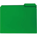 Smead 1/3 Tab Cut Letter Top Tab File Folder, Green, 8 1/2" Width x 11" Length, 24 / Box, SMD10502