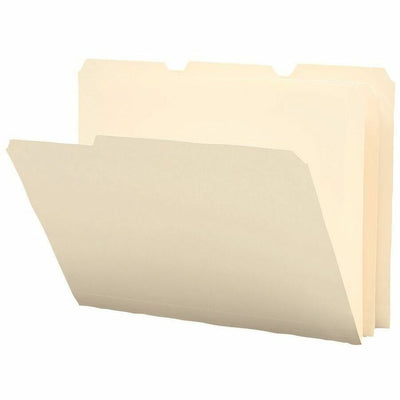 Smead 1/3 Tab Cut Letter Top Tab File Folder, Manila, 8 1/2" Width x 11" Length, 12 / Pack, SMD10510
