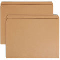 Smead Straight Tab Cut Letter Recycled Top Tab File Folder, Kraft, 8 1/2" Width x 11" Length, 100 / Box, SMD10710