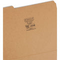 Smead 1/3 Tab Cut Letter Recycled Top Tab File Folder, Kraft, 8 1/2" Width x 11" Length, 100 / Box, SMD10734