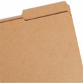 Smead 2/5 Tab Cut Letter Recycled Top Tab File Folder, Kraft, 8 1/2" Width x 11" Length, 100 / Box, SMD10786