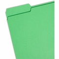 Smead 1/3 Tab Cut Letter Recycled Top Tab File Folder, Yellow, 8 1/2" Width x 11" Length, 100 / Box, SMD11943