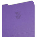 Smead 1/3 Tab Cut Letter Recycled Top Tab File Folder, Assorted, 8 1/2" Width x 11" Length, 100 / Box, SMD11948