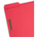Smead Colored 1/3 Tab Cut Letter Recycled Fastener Folder, Yellow, 8 1/2" Width x 11" Length, 50 / Box, SMD11975