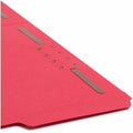 Smead Colored 1/3 Tab Cut Letter Recycled Fastener Folder, Yellow, 8 1/2" Width x 11" Length, 50 / Box, SMD11975