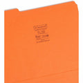 Smead Colored 1/3 Tab Cut Letter Recycled Top Tab File Folder, Yellow, 8 1/2" Width x 11" Length, 100 / Box, SMD11993