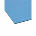 Smead Straight Tab Cut Letter Recycled Top Tab File Folder, Blue, 8 1/2" Width x 11" Length, 100 / Box, SMD12010