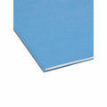 Smead Straight Tab Cut Letter Recycled Top Tab File Folder, Blue, 8 1/2" Width x 11" Length, 100 / Box, SMD12010
