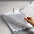 Smead Colored 1/3 Tab Cut Letter Recycled Fastener Folder, Blue, 8 1/2" Width x 11" Length, 50 / Box, SMD12040